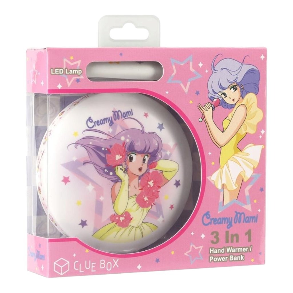 Clue Box x Creamy Mami 3 合 1 雙面暖手蛋/流動充電池/LED燈