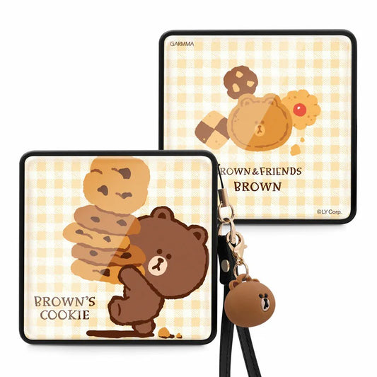 LINE FRIENDS 數顯PD快充行動電源 餅乾系列-熊大