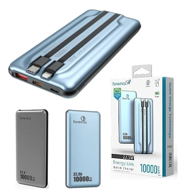 Fonemax Energy Link FMS80I 22.5W 10000MAH PD3.0 內建電池
