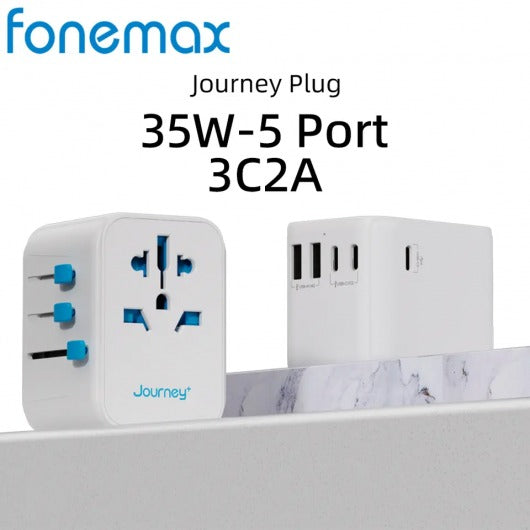 Fonemax 35W Journey Adapter 5 Ports 快充旅行充電器