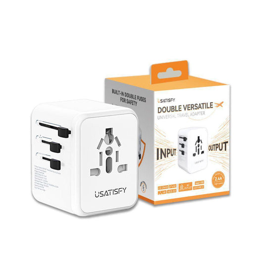 USATISFY 全球旅行雙保險安心雙重萬用充電插座轉換插頭