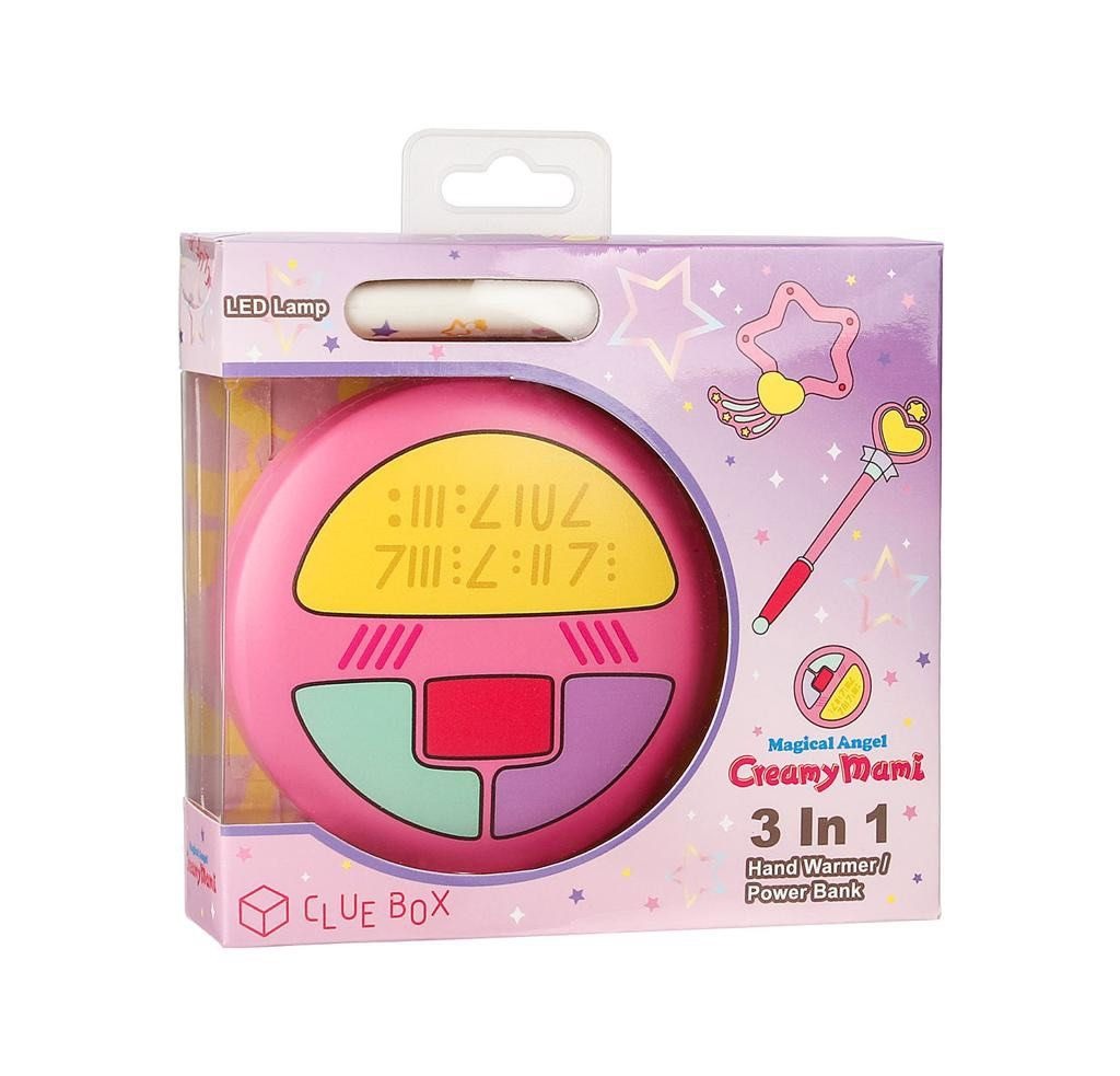 Clue Box Magical Compact魔法粉盒 3 合 1 雙面暖手蛋/流動充電池/LED燈