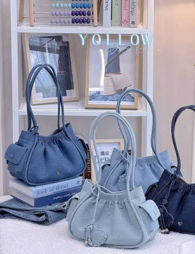PONY TWENTY-EIGHT Yollow Denim 牛仔肩背袋 多款尺寸展示