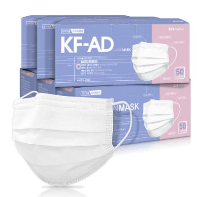 [買一送一] 韓國製造 KF-AD 防飛沫口罩 50入