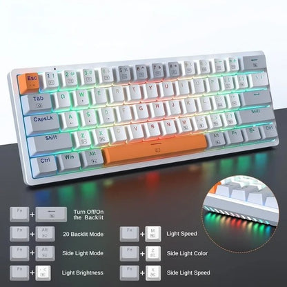 Redragon Akali K642-RGB 遊戲鍵盤 (61鍵)