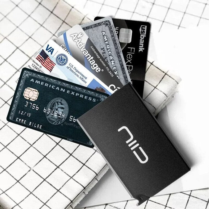 美國 NIID 鋁合金RFID防盜卡片套