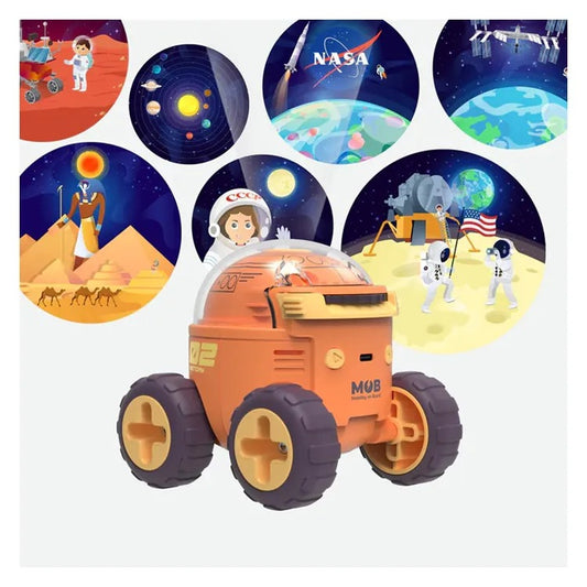法國MOB Space Rover 兒童探索太空車投影燈