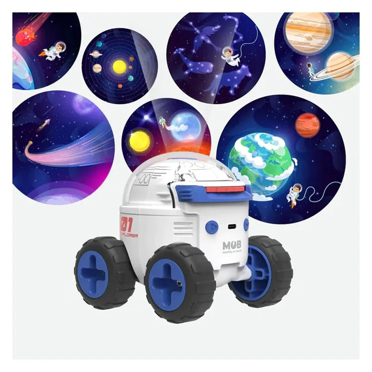 法國MOB Space Rover 兒童探索太空車投影燈