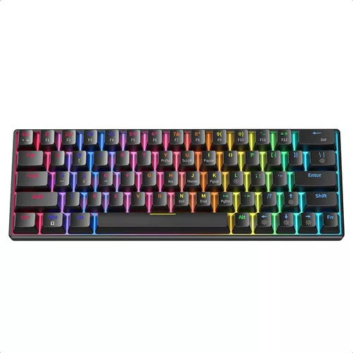 Zifriend KA646 RGB 機械遊戲鍵盤(63鍵)
