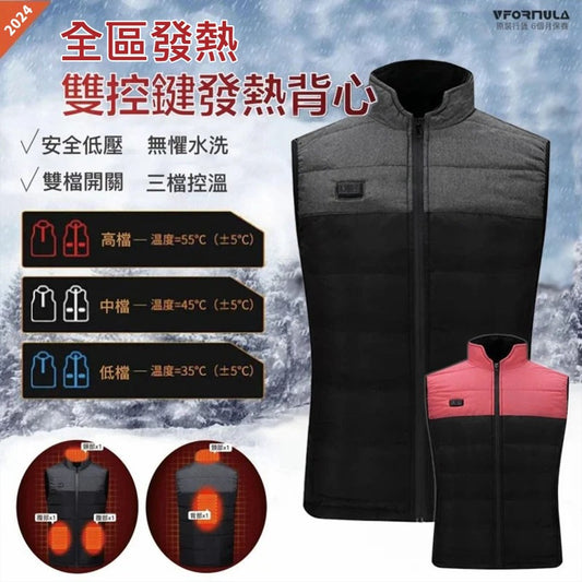 SuperV 四區智能發熱背心