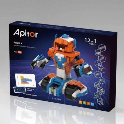 APITOR Robot X STEM編程學習12合1機械人
