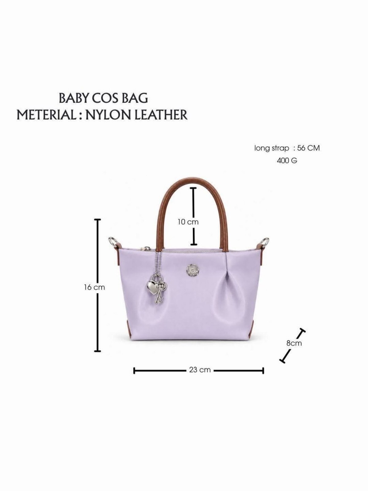 PONY TWENTY-EIGHT Baby Cos Bag 尺寸 23 x 16 x 8 cm
