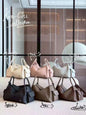 PONY TWENTY-EIGHT KEN-CHI Genuine Leather 真皮手袋 Ivory Pink Sky Black Tube Chocolate 六色